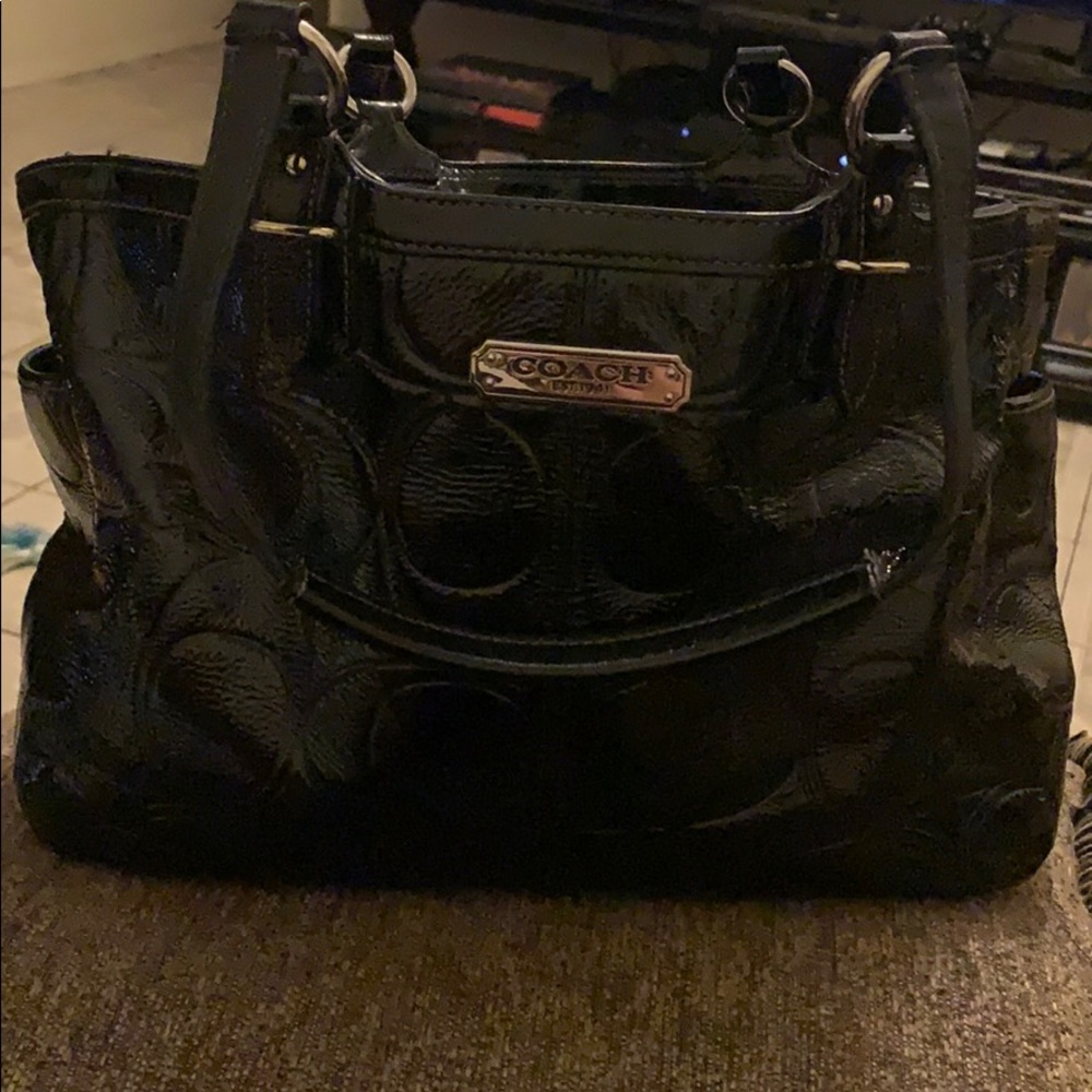Coach black purse